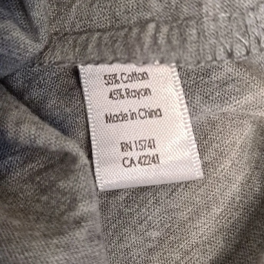 PJ Salvage Graphic Racerback Pajama Top Grey Medium